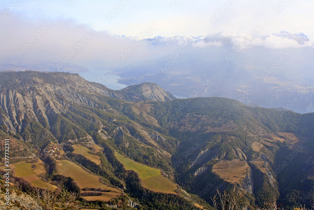 Obraz premium paysage et brumes