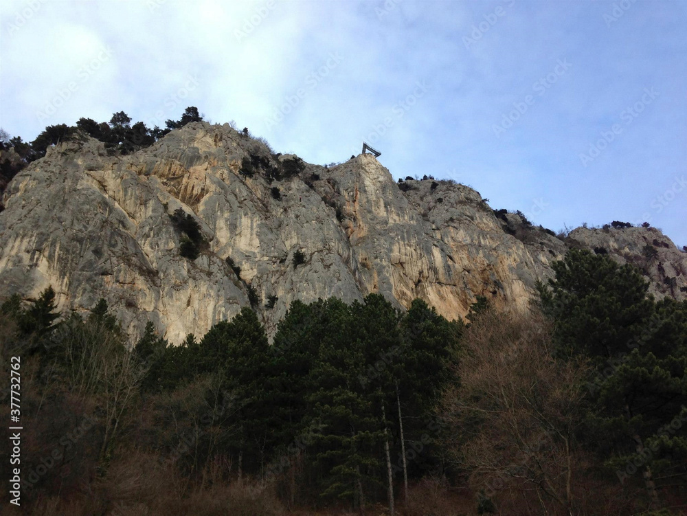 a rock ready for climbing a rock ready for climbing