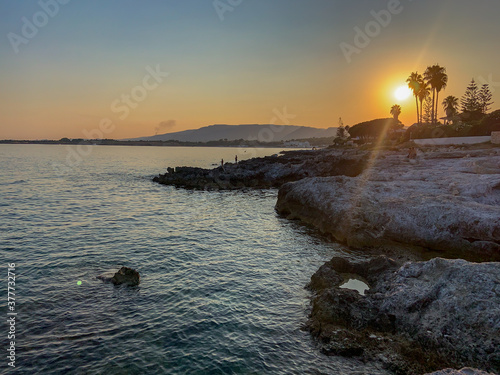 Obraz na płótnie Fontane Bianche in Syracuse, Sicily w salonie