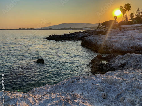 Obraz na płótnie Fontane Bianche in Syracuse, Sicily w salonie