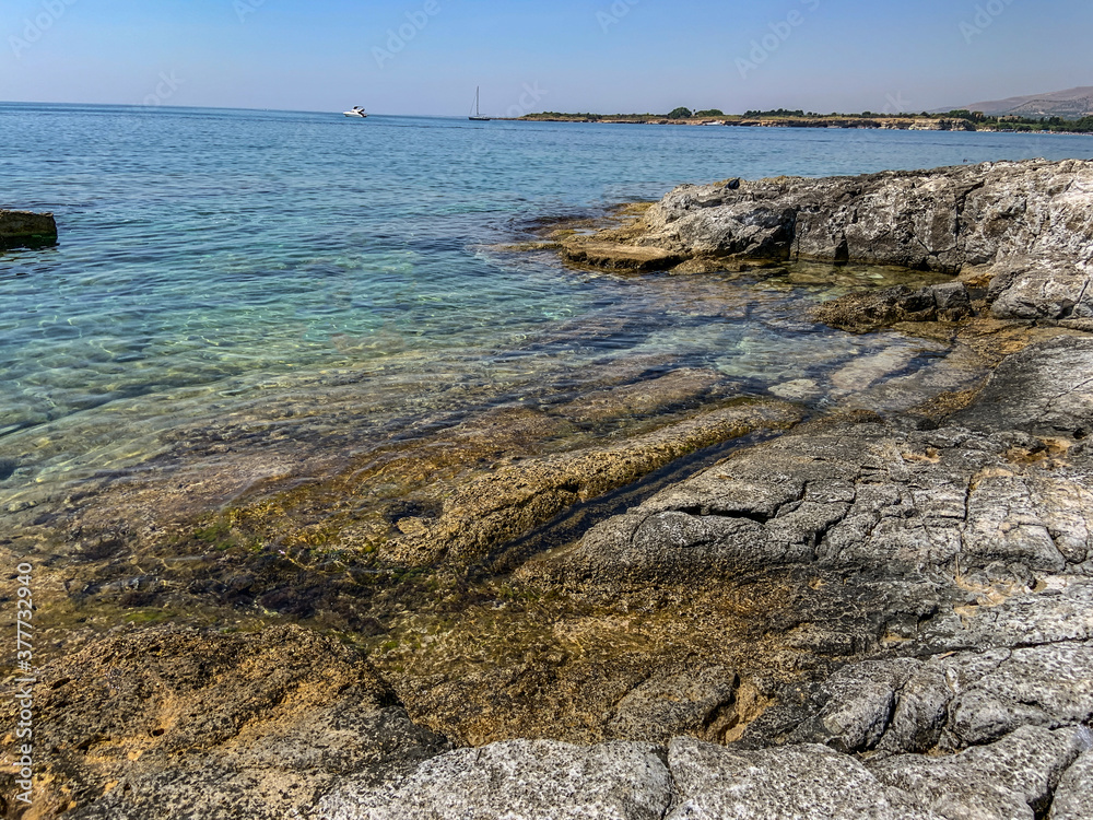 Marine Protected area of Plemmirio in Syracuse - Sicily, Italy