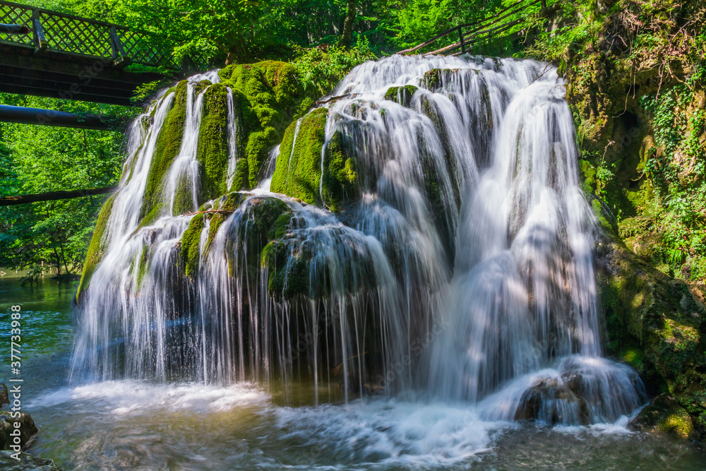 Fototapeta premium Waterfall Bigar, Caras Severin, Romania.