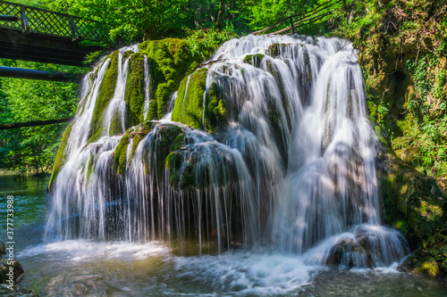 Waterfall Bigar, Caras Severin, Romania. photo