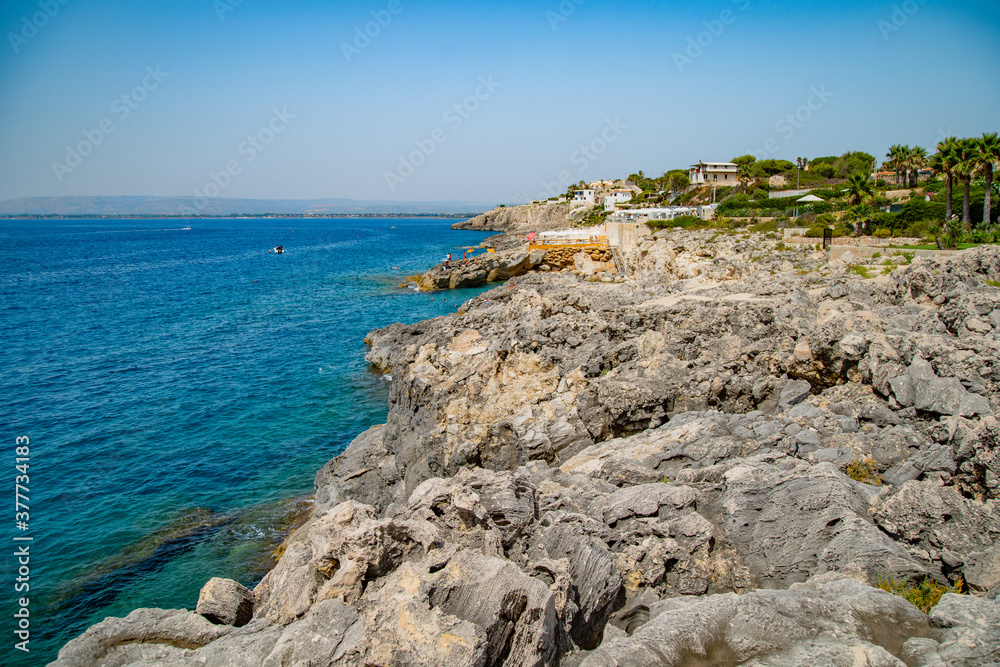 Marine Protected area of Plemmirio in Syracuse - Sicily, Italy