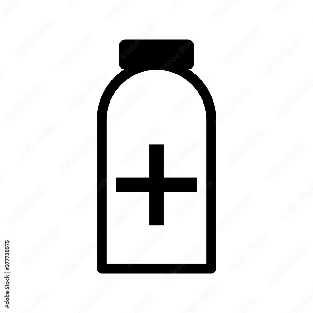 Obraz premium bottle and pills