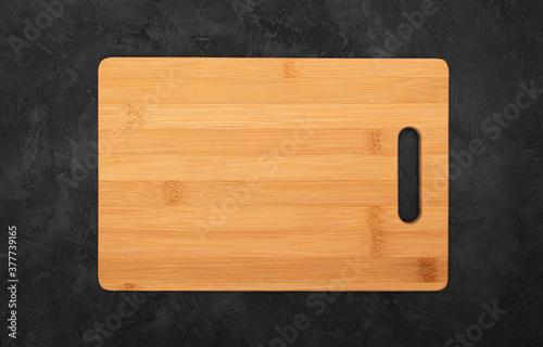 bamboo cutting board on the table