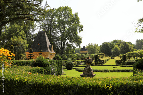 Obraz na płótnie Visite au jardin remarquable d'Eyrignac w salonie