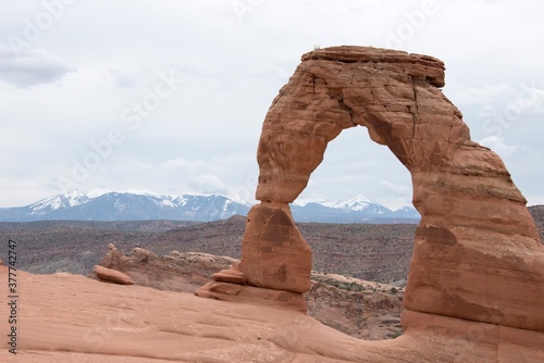 Delicate arch in arches national park utah