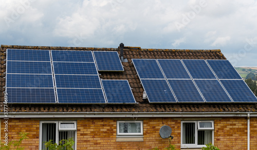 Roof solar panels