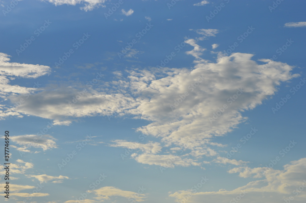 Obraz premium Sky and clouds. Sky and clouds tropical panorama. Sky clear beauty atmosphere summer day. Natural photography