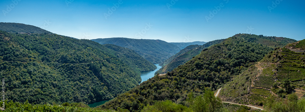 Ribeira Sacra from the Souto Chao view point