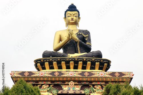 Buddha Park of Ravangla. Beautiful huge statue of Lord Buddha, at Ravangla, Sikkim, India. Gautam Buddha statue in the Buddha Park of Ravangla in South Sikkim.