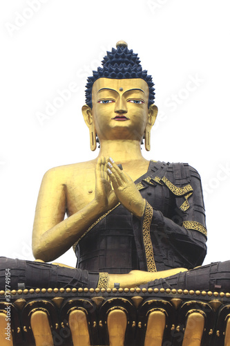 Buddha Park of Ravangla. Beautiful huge statue of Lord Buddha, at Ravangla, Sikkim, India. Gautam Buddha statue in the Buddha Park of Ravangla in South Sikkim. photo