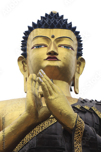 Buddha Park of Ravangla. Beautiful huge statue of Lord Buddha, at Ravangla, Sikkim, India. Gautam Buddha statue in the Buddha Park of Ravangla in South Sikkim. photo