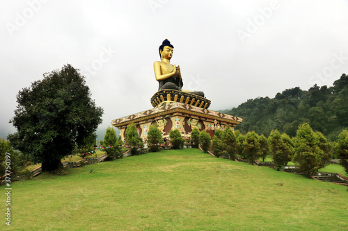 Buddha Park of Ravangla. Beautiful huge statue of Lord Buddha, at Ravangla, Sikkim, India. Gautam Buddha statue in the Buddha Park of Ravangla in South Sikkim.