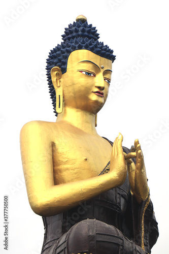 Buddha Park of Ravangla. Beautiful huge statue of Lord Buddha, at Ravangla, Sikkim, India. Gautam Buddha statue in the Buddha Park of Ravangla in South Sikkim. photo