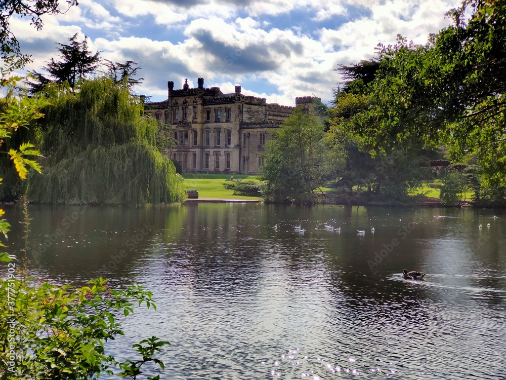 castle in the park