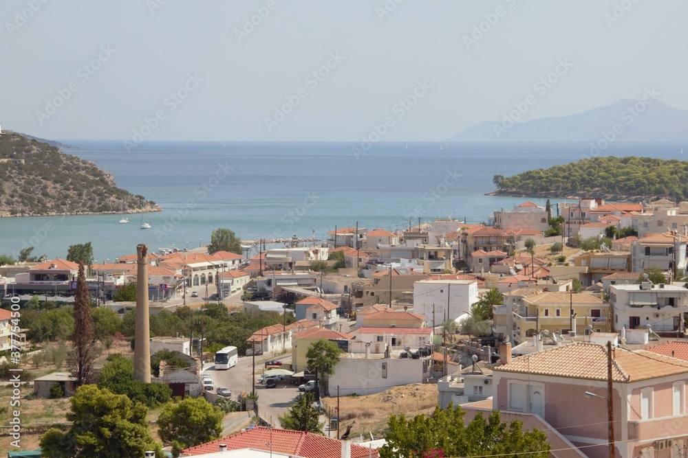 Ermioni, Greece, Peleponnese town and sea