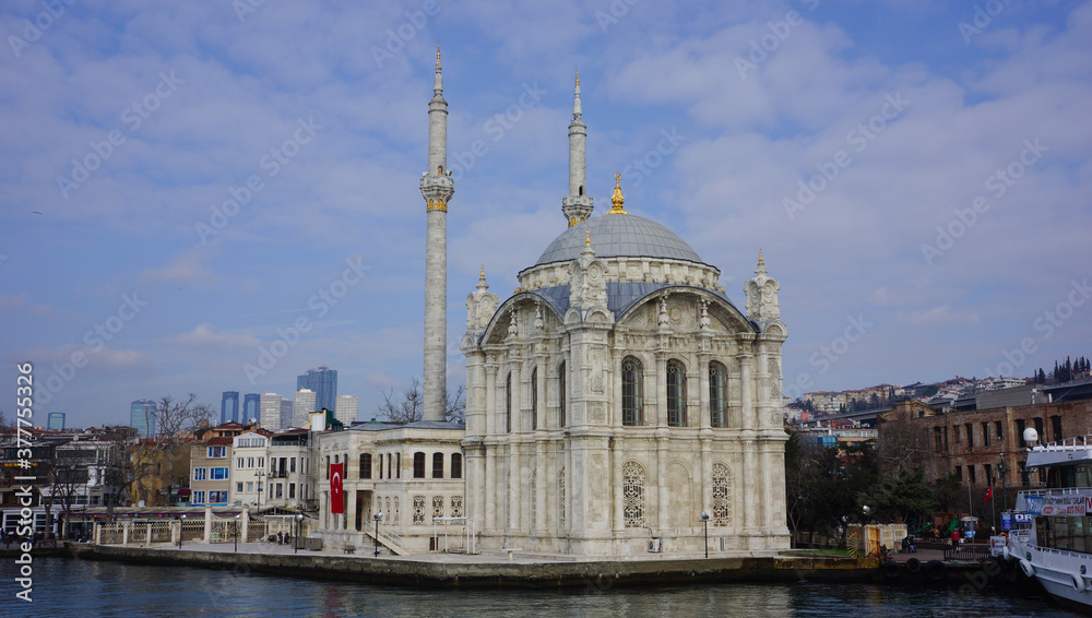 Ortakoy Mosque or Buyuk Mecidiye Camii, Istanbul
