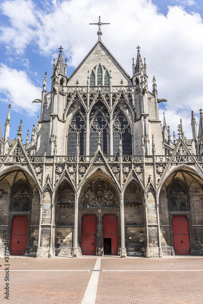 The Basilica of Saint Urbain de Troyes is a large Gothic church located in Troyes, Champagne, France. Construction of Basilica started by Jacques Pantaleon in 1262.