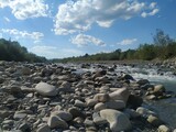 river and stones