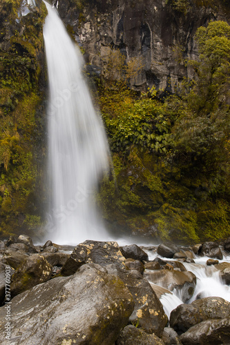 Taranaki Waterfall in Tongariro Nationalpark