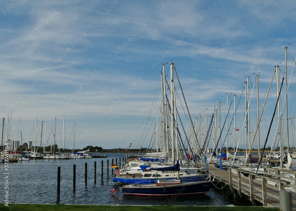 Yachthafen in Burgtiefe auf Fehmarn Yachthafen in Burgtiefe auf Fehmarn