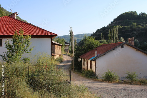 old house in the mountains
