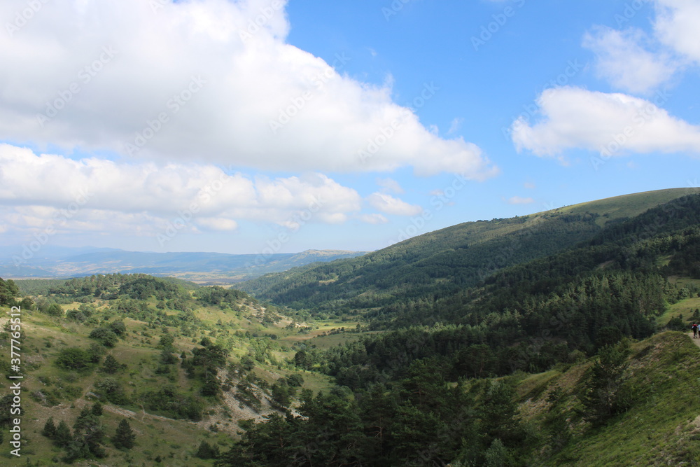 landscape with mountains