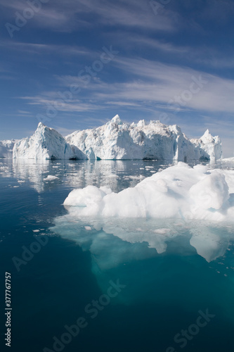 Icebergs, Ililussat, Greenland