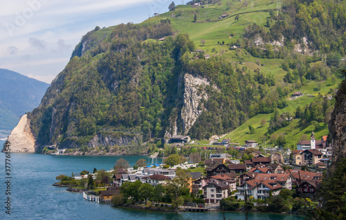 Sisikon, Lakeside Swiss Town photo