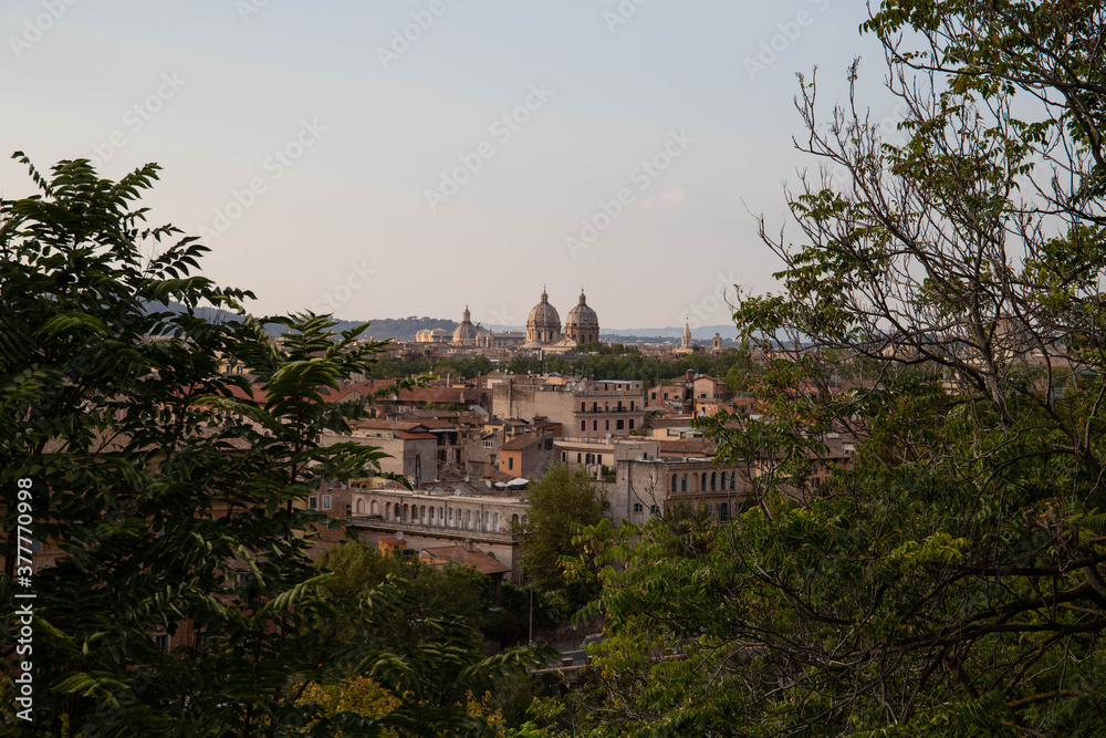Obraz premium Panorama from the Orange Garden in Rome