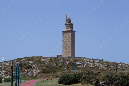 Hercules tower (lighthouse), La Coruna, Galicia, Spain © Imaxepress