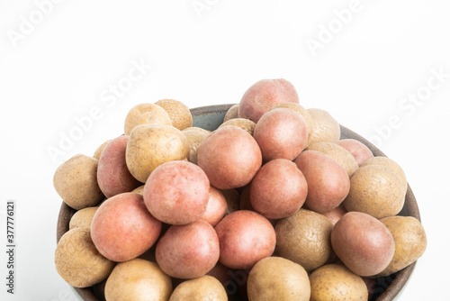 Baby Potatoes In A Ceramic Bowl