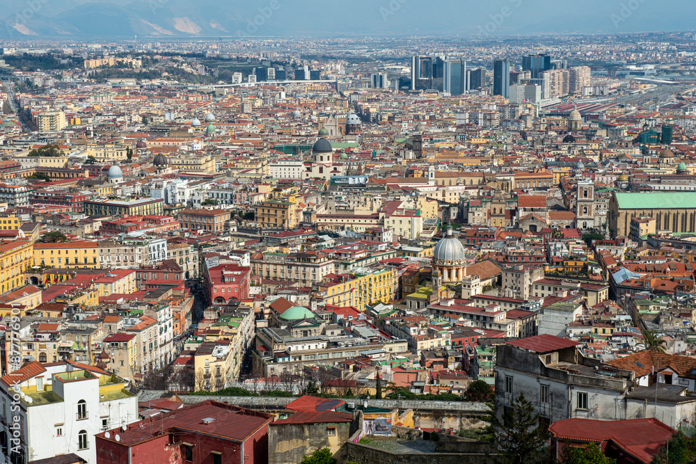 Naples taken from high above
