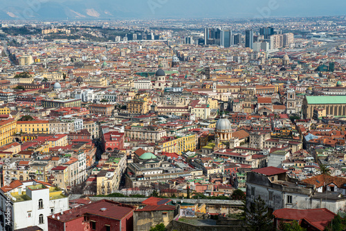 Naples taken from high above