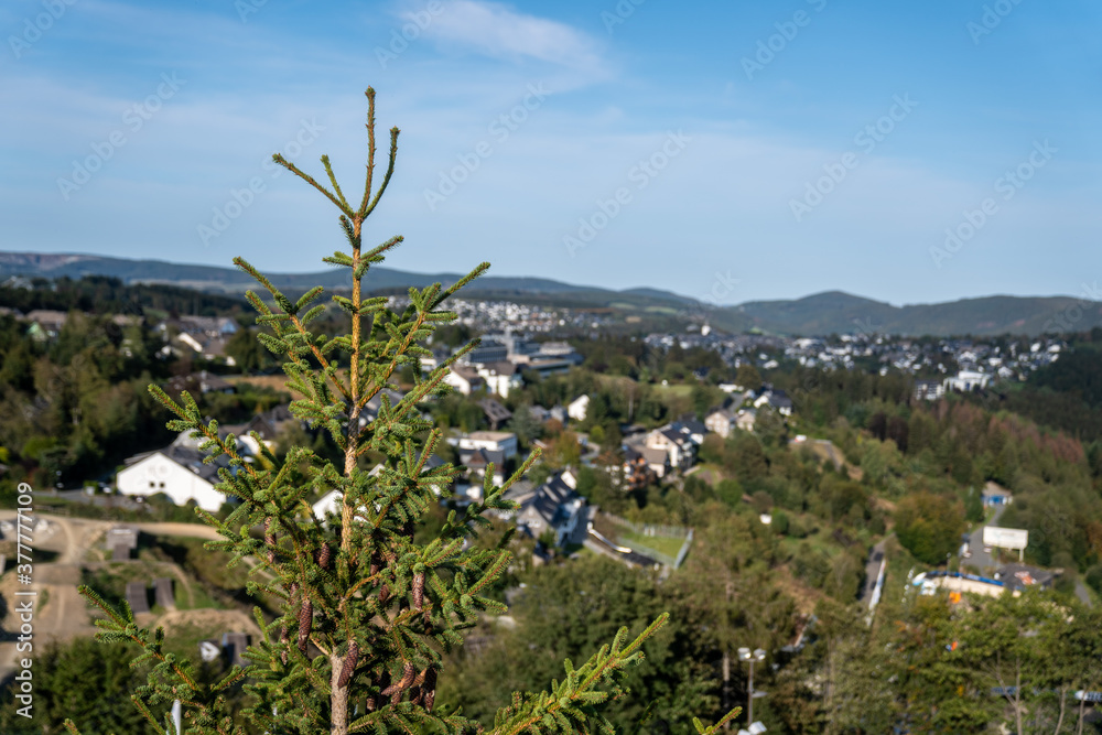 Landschaft und Ausblick von Winterberg