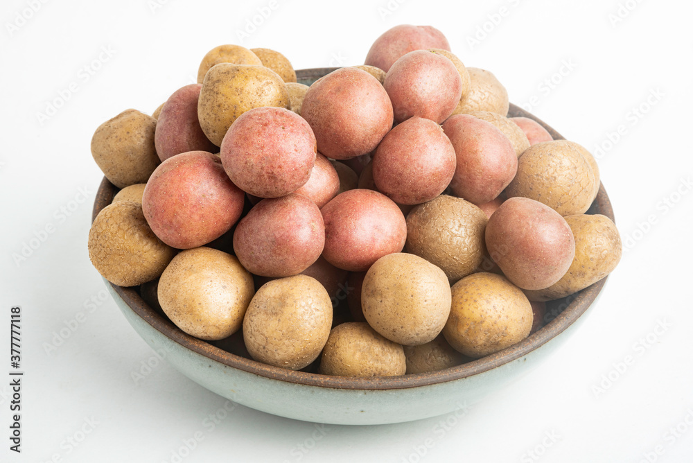 Baby Potatoes In A Ceramic Bowl Baby Potatoes In A Ceramic Bowl
