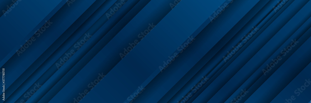 Fototapeta premium Abstract blue banner background. Geometric abstract background with simple hexagonal elements. Medical, technology or science design. 