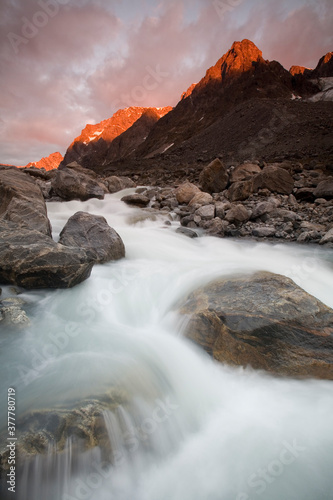 Mountain Stream  Itilleq Fjord  Greenland