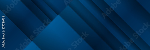 Blue banner background with futuristic elements technology background 