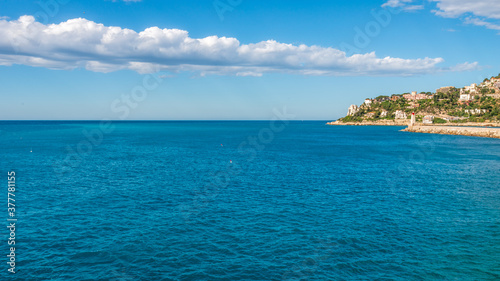 Scenic Coastline View in Nice  France
