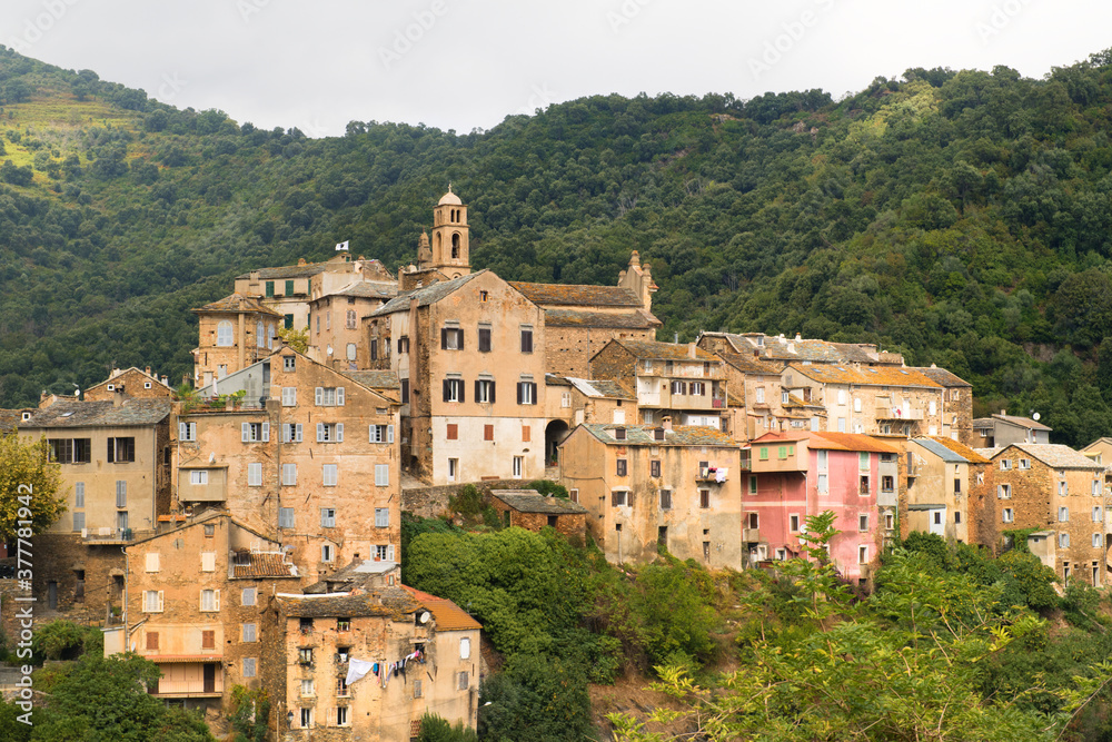 Casinca village at French Corse Casinca village at French Corse