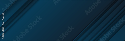 Abstract modern blue banner background. Bright navy blue dynamic abstract vector background with diagonal lines. 3D cover of business presentation banner for sale event