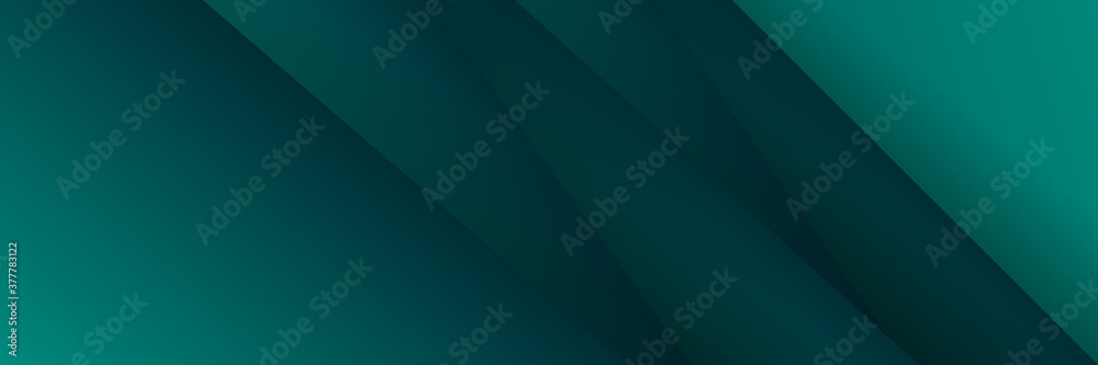 Dark green abstract banner background. Modern 3D green dark background for presentation design. Vector illustration design for presentation, banner, cover, web, flyer, card, poster, wallpaper, texture Dark green abstract banner background. Modern 3D green dark background for presentation design. Vector illustration design for presentation, banner, cover, web, flyer, card, poster, wallpaper, texture