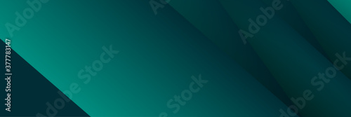 Dark green abstract banner background. Modern 3D green dark background for presentation design. Vector illustration design for presentation, banner, cover, web, flyer, card, poster, wallpaper, texture