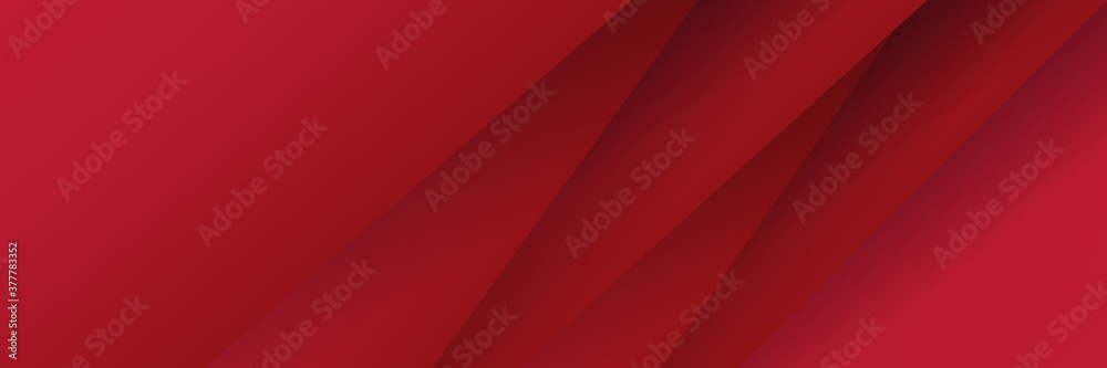 Red abstract banner background. Abstract red vector background with stripes