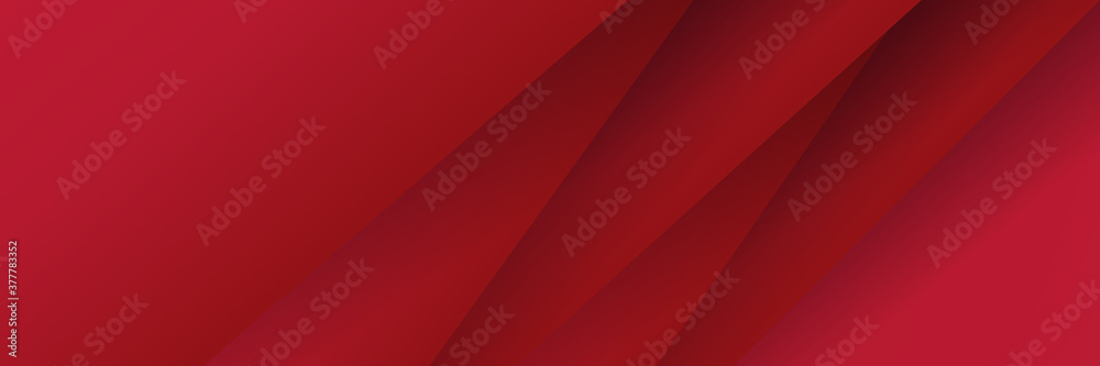 Obraz premium Red abstract banner background. Abstract red vector background with stripes