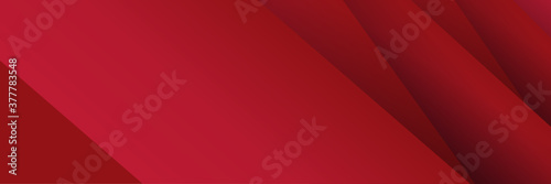 Modern abstract red banner vector background