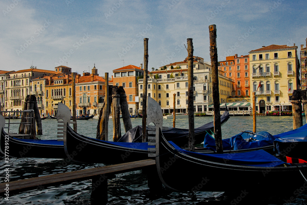 Venice gondolas, Italy